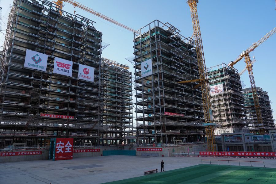Main structure for Beijing 2022 Winter Olympic Village completed