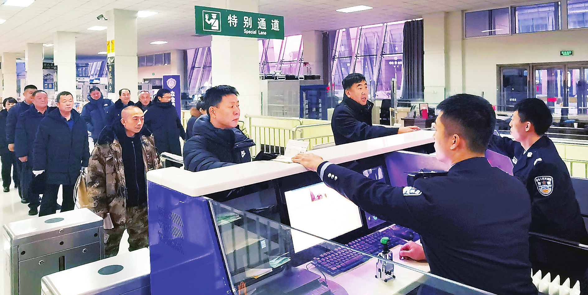 长白口岸2019年出入境旅客流量突破10万人次