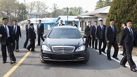 朝鲜总统座驾图片