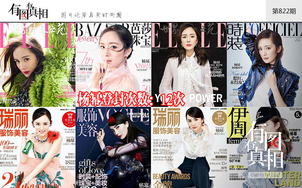 有图有真相：2016小花封面丰收年 老一辈女星落伍了？