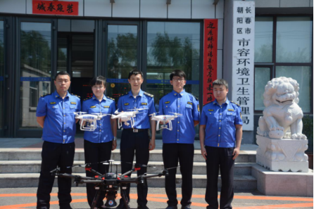 吉林省内首支专业无人机城市管理执法队伍诞生 配备5架无人机
