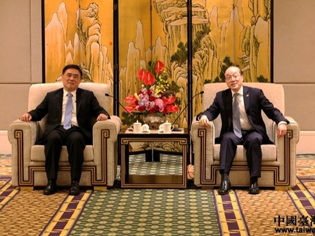 刘结一会见中国国民党副主席郝龙斌