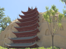 The Gansu Garden of Beijing Expo 2019: showing the colorful picture of the Silk Road_fororder_延慶視頻圖