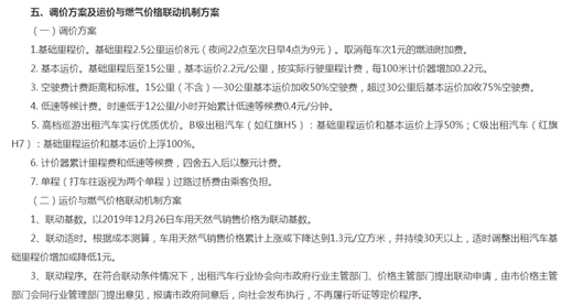 长春市出租车“起步价”拟由5元调至8元