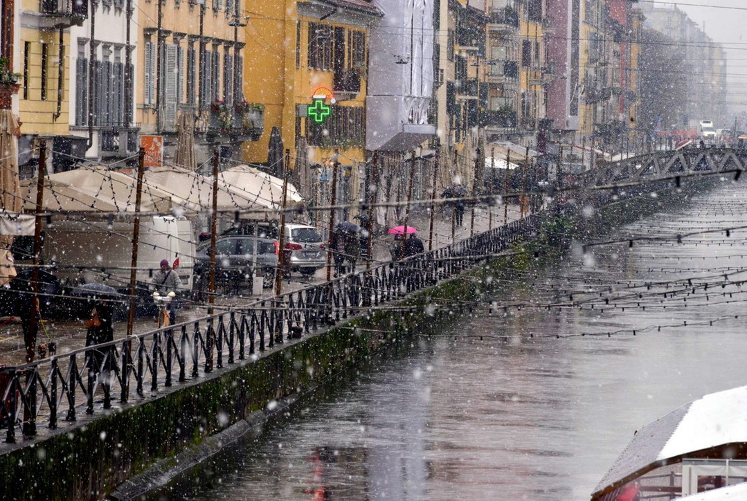 降水席卷意大利 部分城市要求学校停课