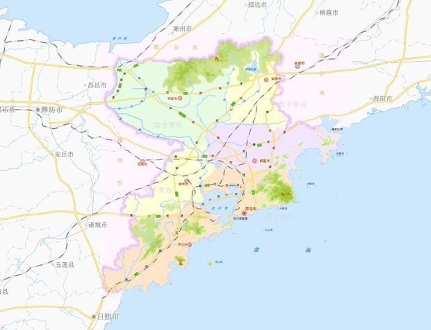 中国版图上有了"青岛"