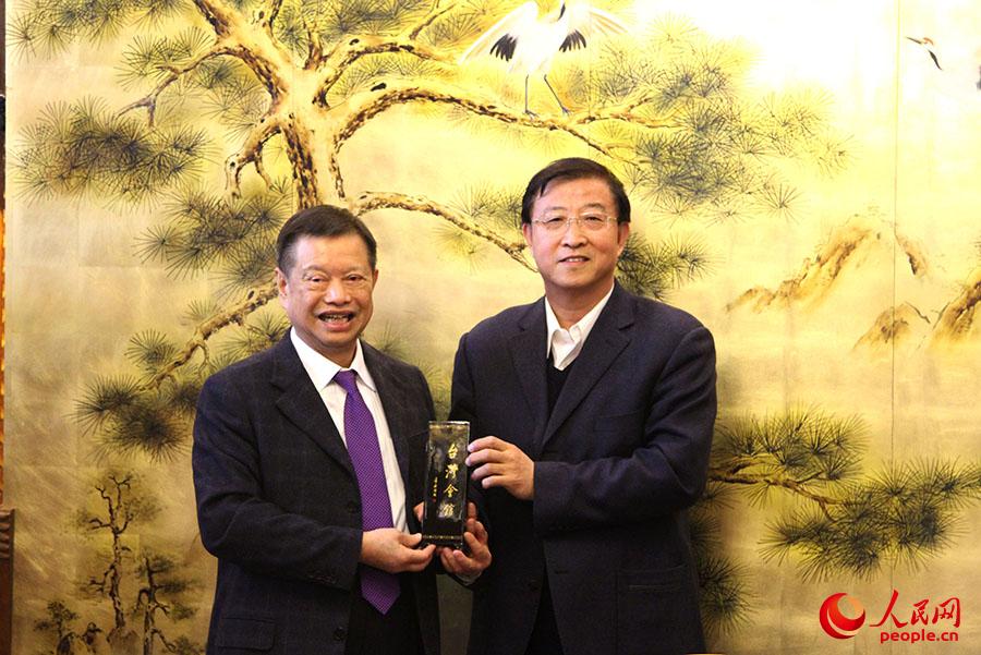 中華兩岸文化經濟協進會參訪團到訪台灣會館