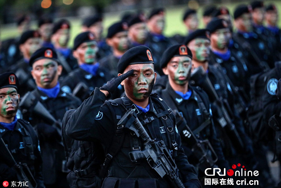 菲律宾举行阅兵活动 庆祝建军81周年