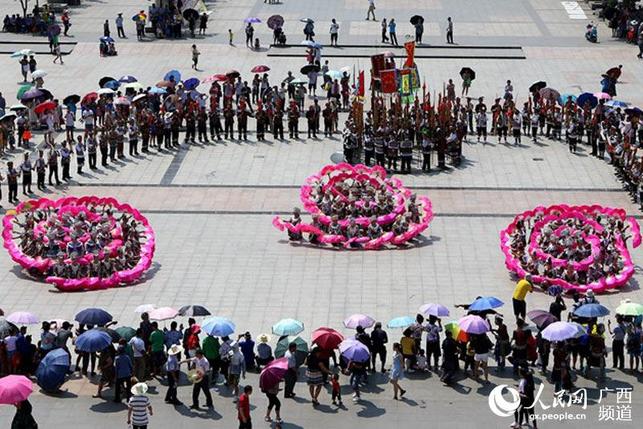 [焦點圖、八桂大地柳州]廣西融水：文化和自然遺産日傳承多彩非遺文化