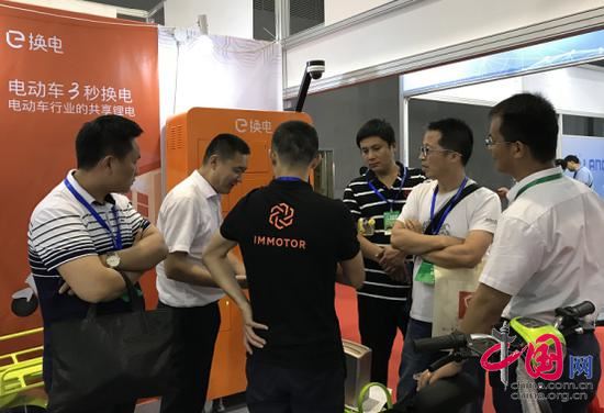 e换电亮相华南展 引起行业高度关注