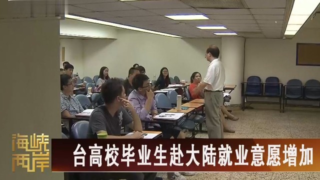 【海峡两岸】台湾高校毕业生赴大陆就业意愿增加