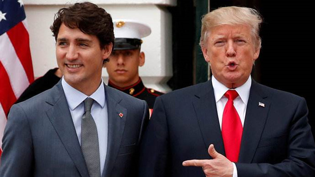 加拿大国会谴责特朗普并“报复” 称其“诋毁”本国总理