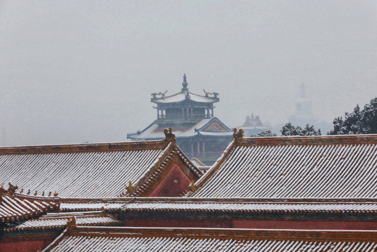 Beijing embraces its second snowfall this winter