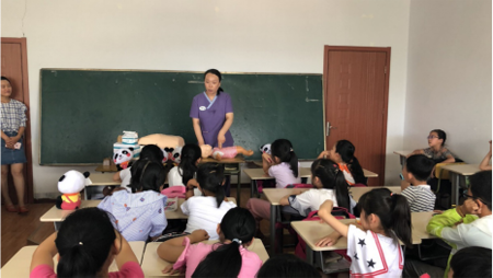 DaDa公益项目继续传递“Da爱” 为民工子弟学校孩子开展急救培训