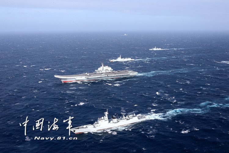 歼-15舰载机实现在中国四大海域起降航母