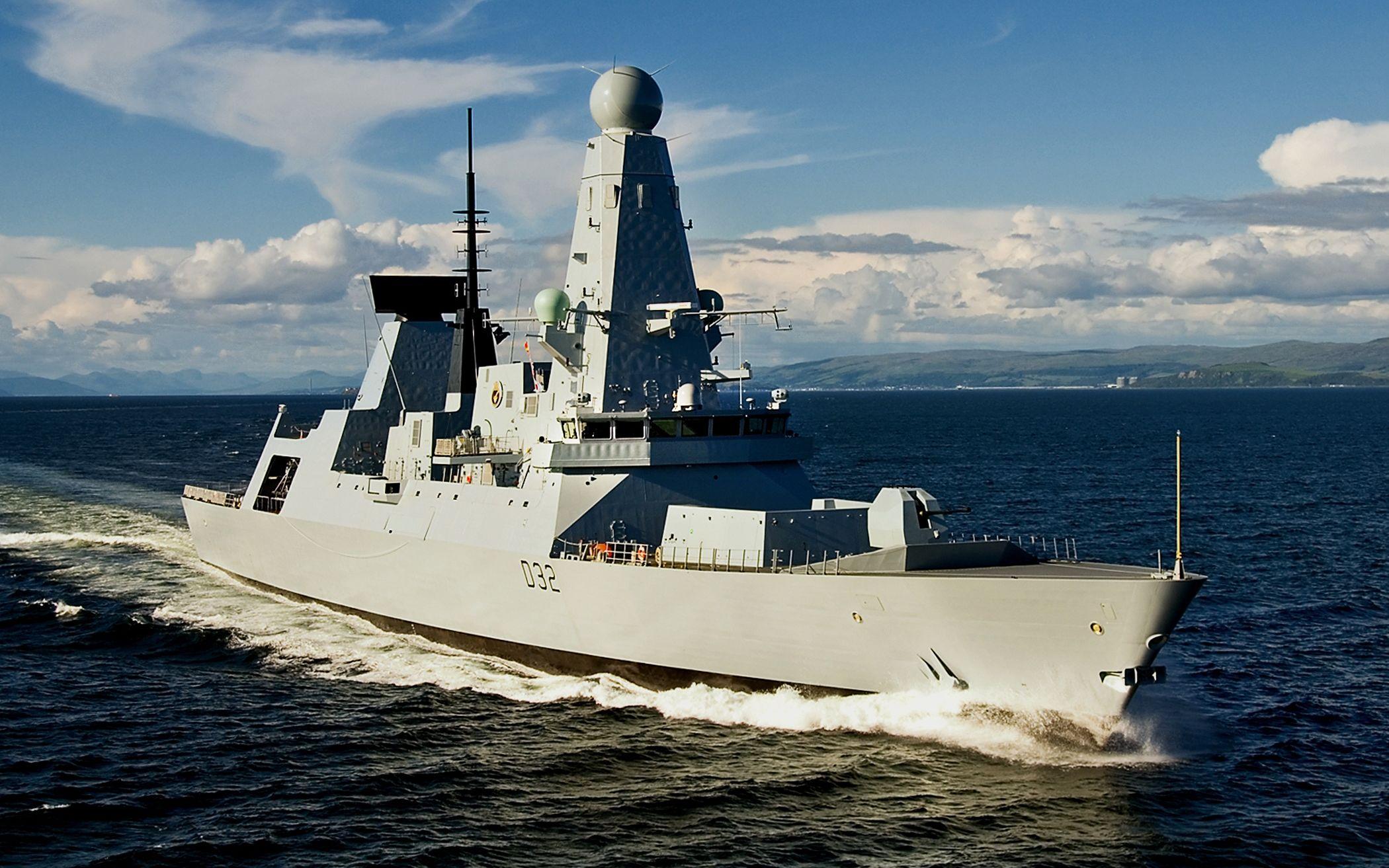 第八名 英国45型驱逐舰