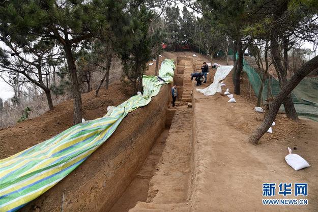 山東瑯琊臺考古發掘出秦漢時期排水系統