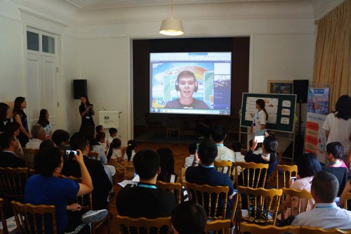 飞博安格丽国际英语幼儿园双师课堂发布会在英国大使馆成功举办 飞博安格丽国际英语幼儿园双师课堂发布会在英国大使馆成功举办