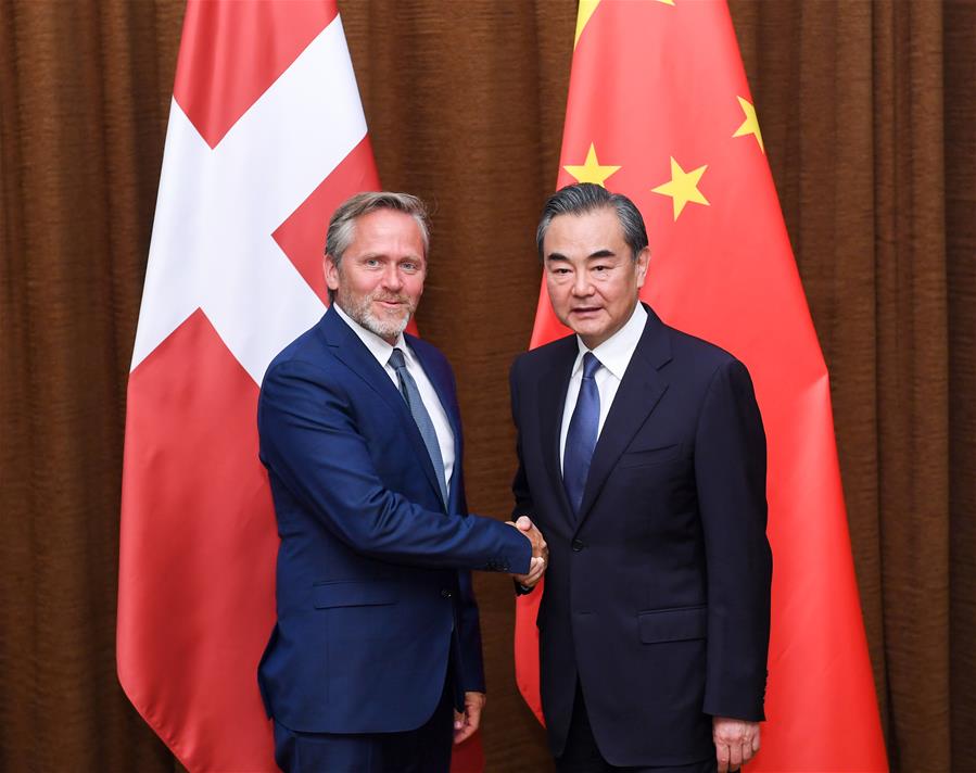 Chinese State Councilor holds talks with Danish FM