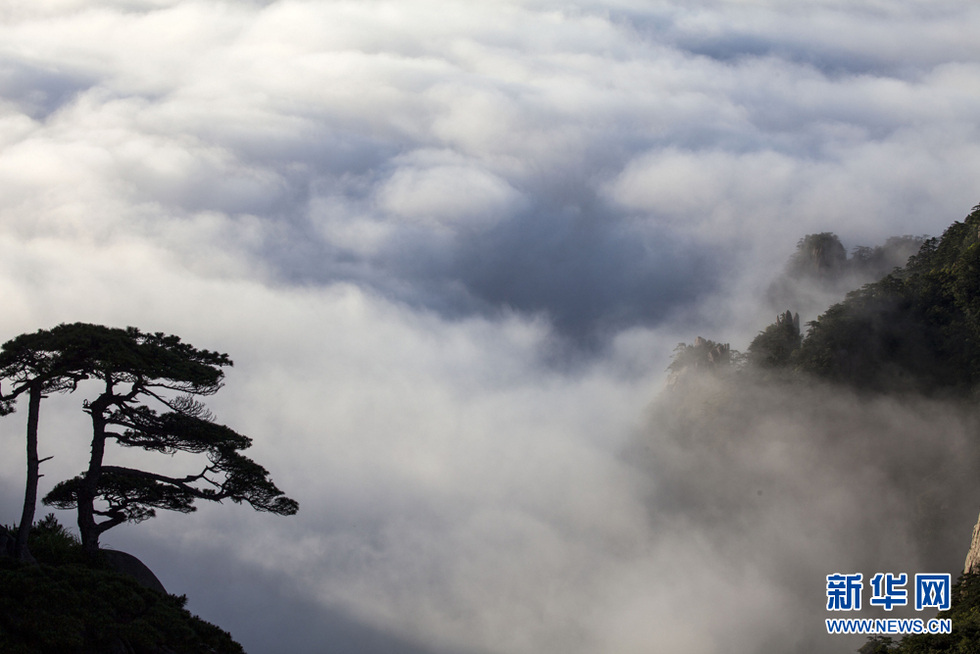安徽：淩空而瀉三千尺 夏至有約瀑布雲