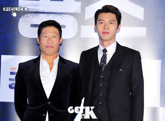 电影《共助》试映会 玄彬刘海镇谈首次合作感想