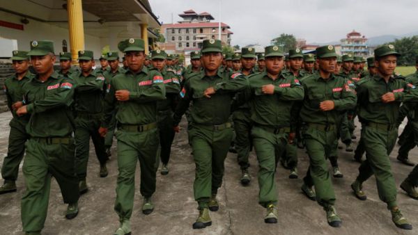 缅北佤邦武装图片
