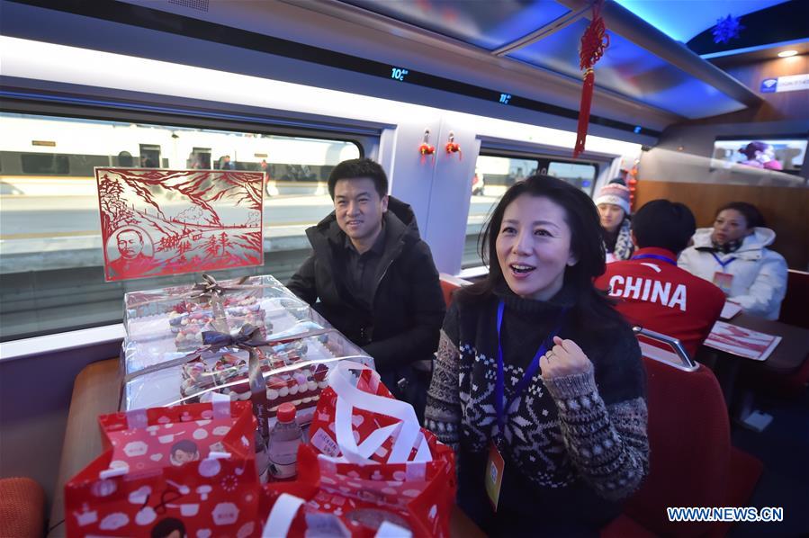 China's high-speed rail links Winter Olympics cities