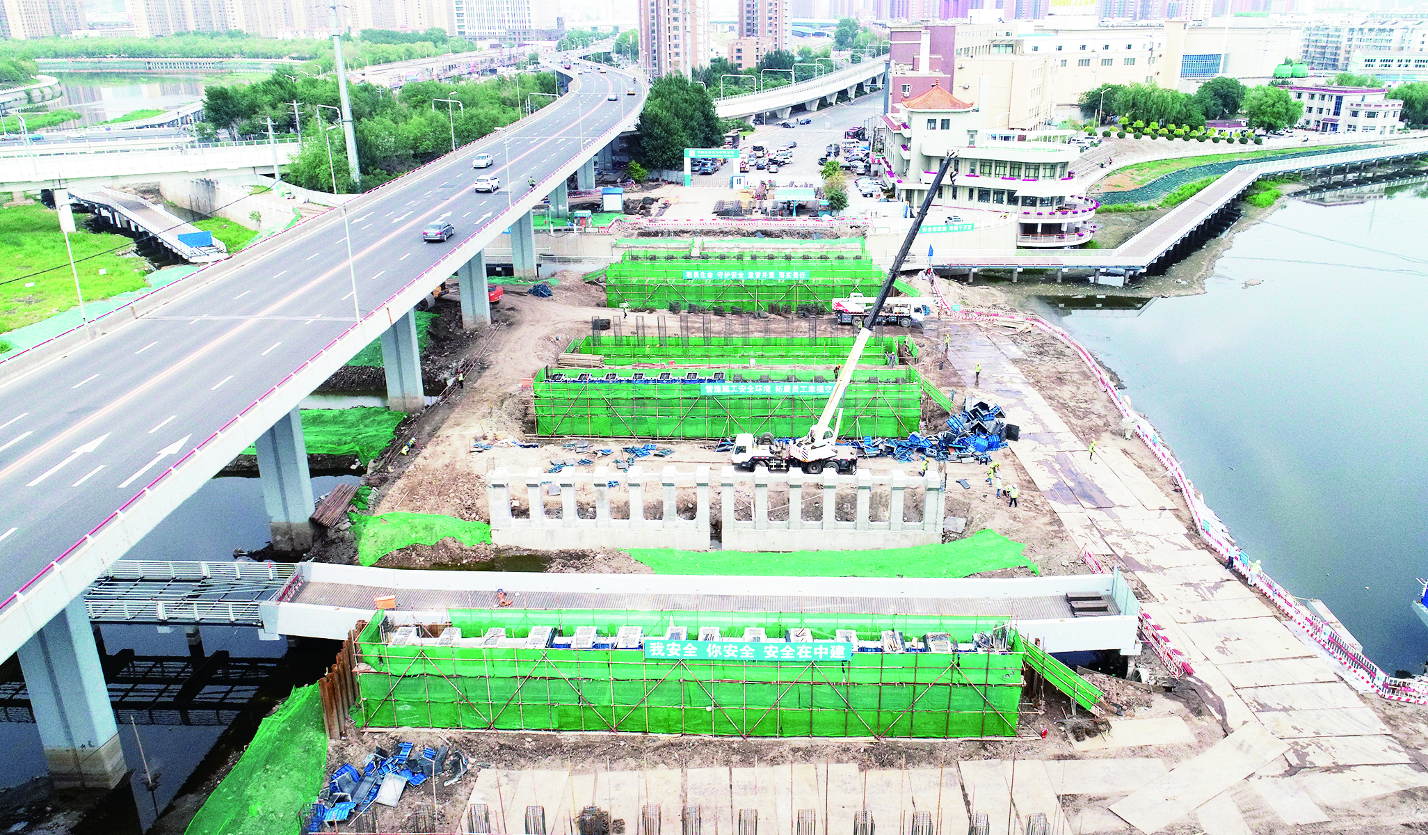 長春市東大橋預計九月末通車