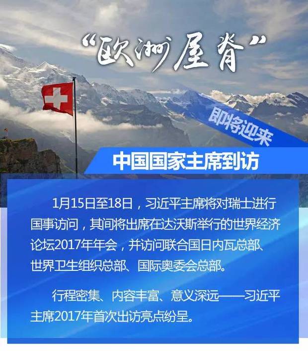 习近平离京对瑞士联邦进行国事访问 新年首访有五大看点