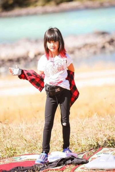 综艺星二代长大了奥莉甜馨贝儿越长越美