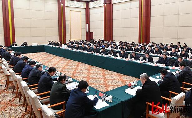 河北省基層黨建工作述職評議會議在石家莊舉行