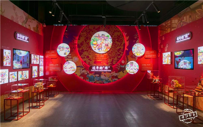 【中首  陜西 圖】講好中國年故事 西安曲江新區中國年文化館開館