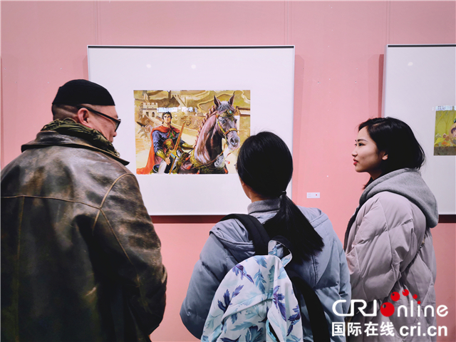 【湖北】【CRI原创】2019年第二届“东+西”国际插画艺术大展开幕