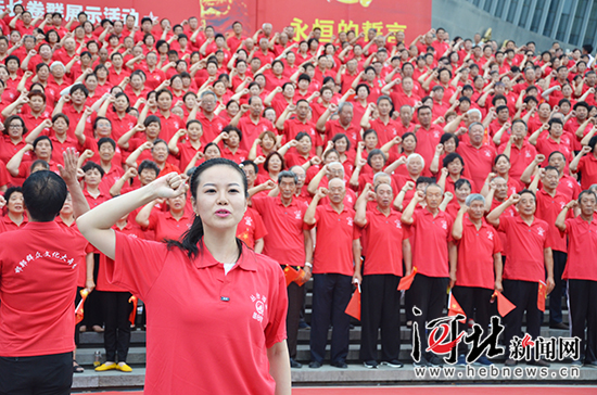 邯郸举办庆祝建党97周年"永恒的誓言"群众性文化展示活动