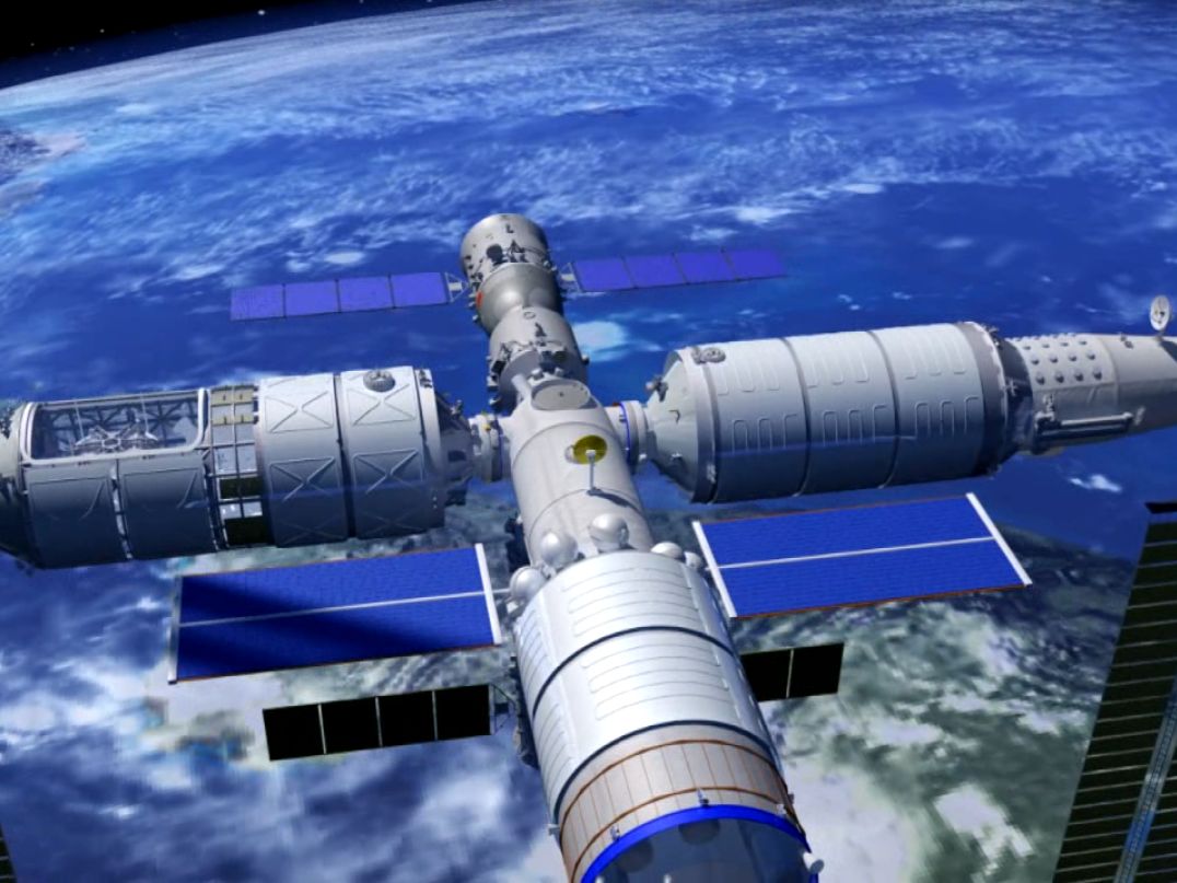 中国走进"空间站"时代2020年,我国将全面建成北斗全球卫星导航系统.