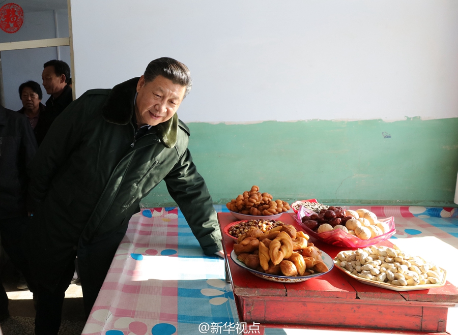 习近平春节前夕赴河北张家口看望慰问基层干部群众