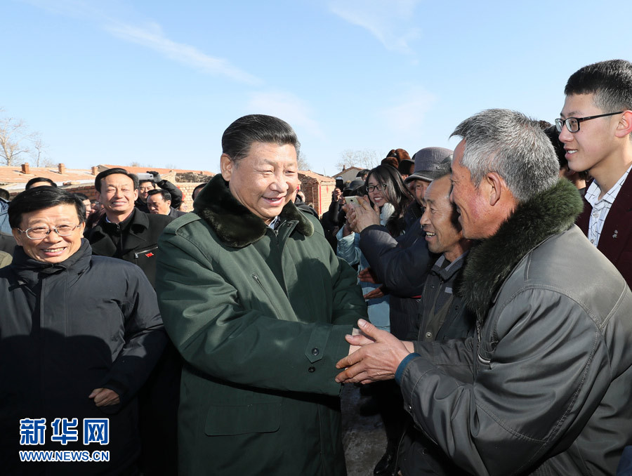 习近平春节前夕赴河北张家口看望慰问基层干部群众