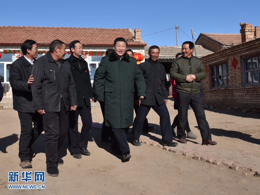 习近平春节前夕赴河北张家口看望慰问基层干部群众