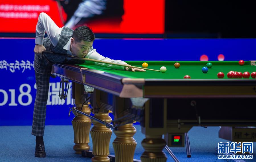 斯诺克——“巅峰对决”公益赛拉萨举行（图）