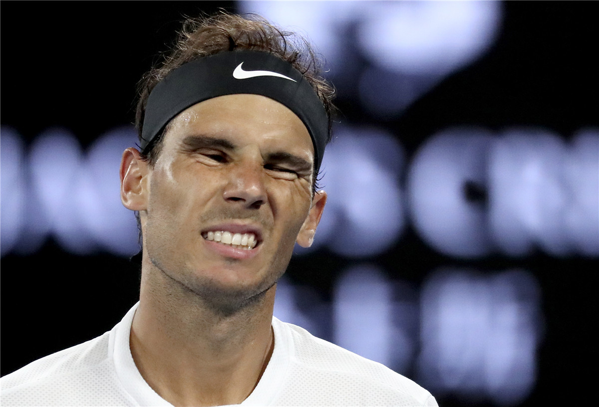 澳网男单半决赛纳达尔3-2迪米特洛夫