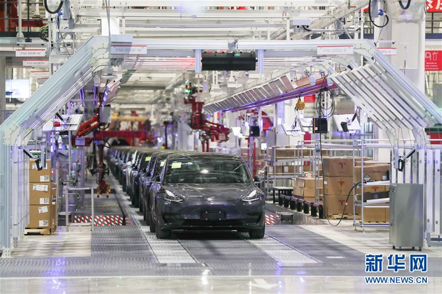 特斯拉宣佈在華啟動Model Y製造項目 首批中國産特斯拉汽車向公眾交付