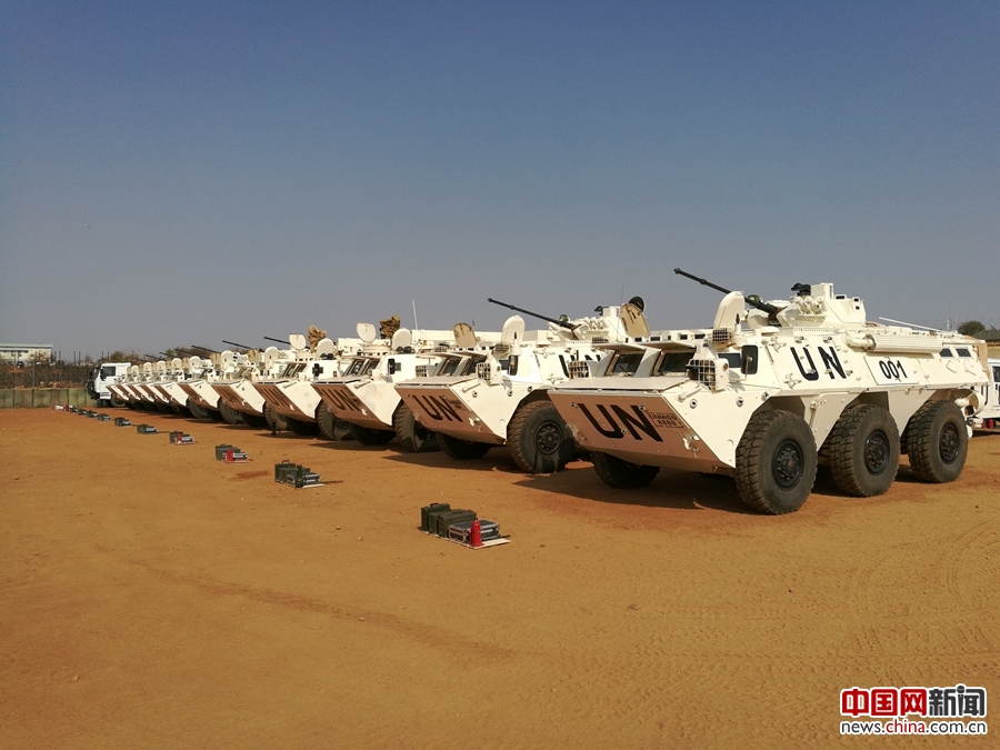 中国第3批赴南苏丹维和步兵营通过首次装备核查 中国第3批赴南苏丹维和步兵营通过首次装备核查