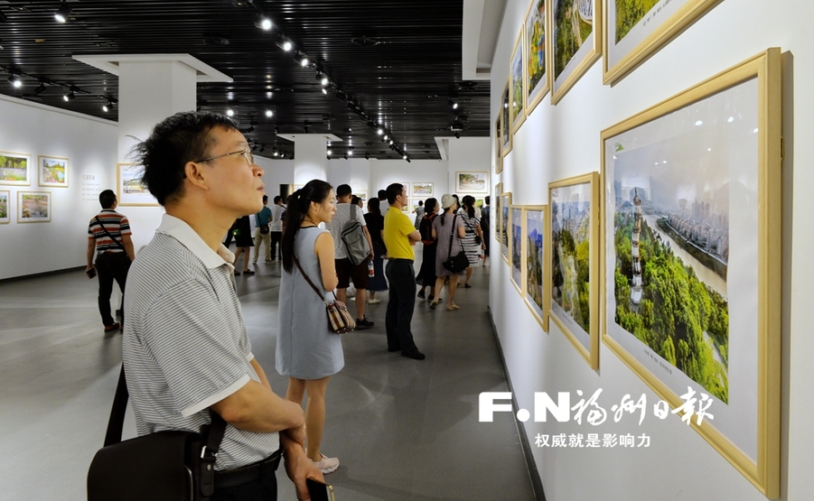 生态公园美如画 92幅摄影作品亮相福州规划馆