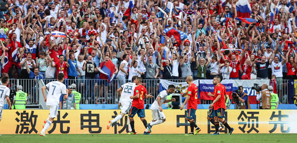俄罗斯世界杯官方赞助商海信为中国激光电视产业代言