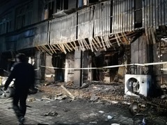 浙江天臺一足浴店發生火災致18人死2人傷