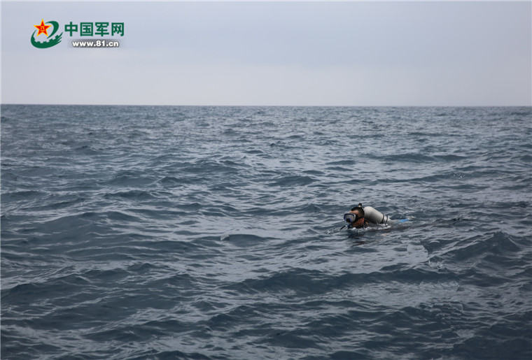 第二十五批护航编队组织反蛙人演练