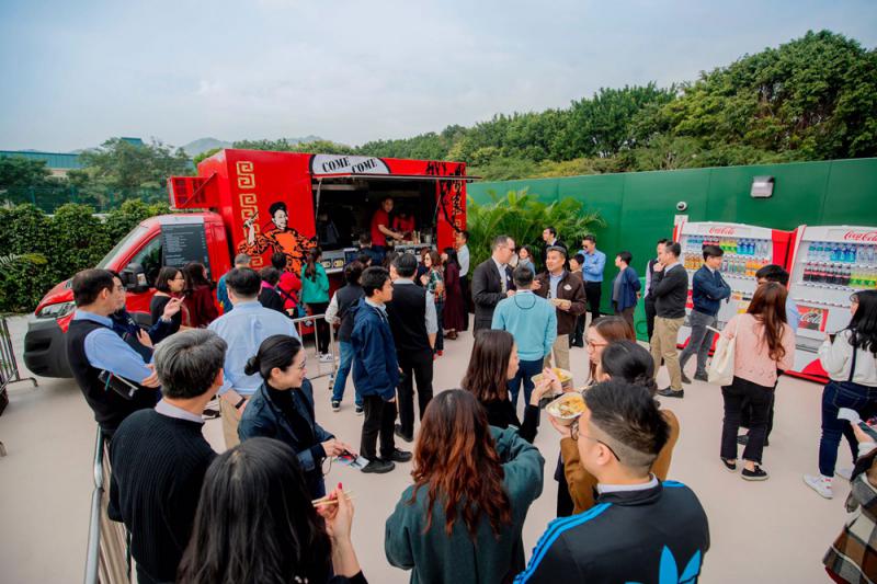 香港迪士尼乐园美食车开业 主打魔厨捞面