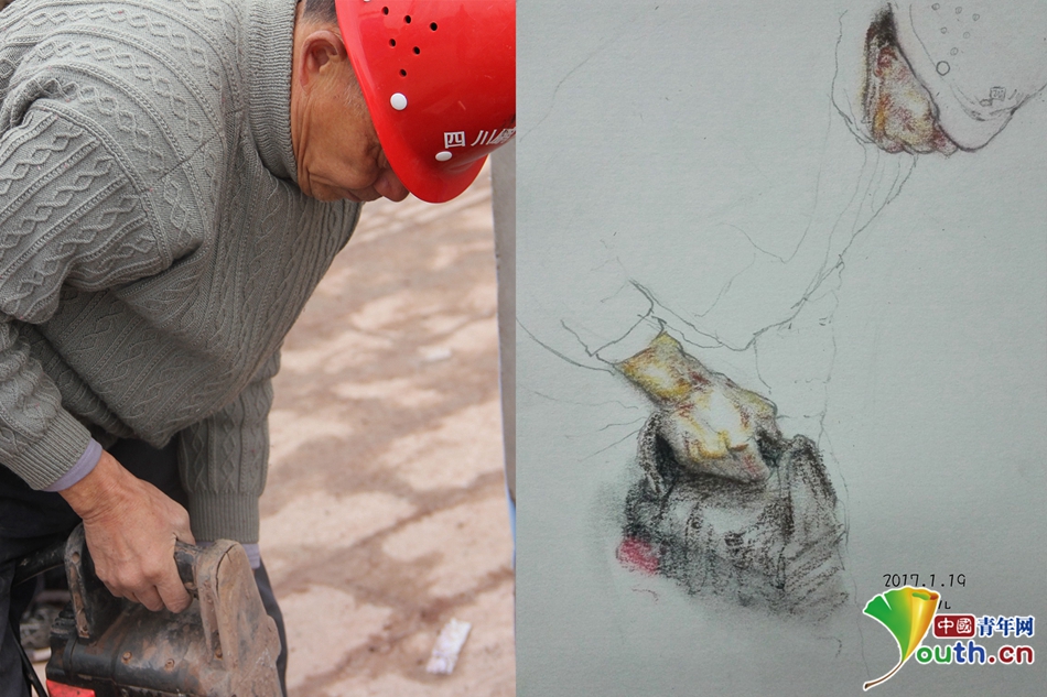 [网络媒体走转改]城市的建设者 让我为你画张像