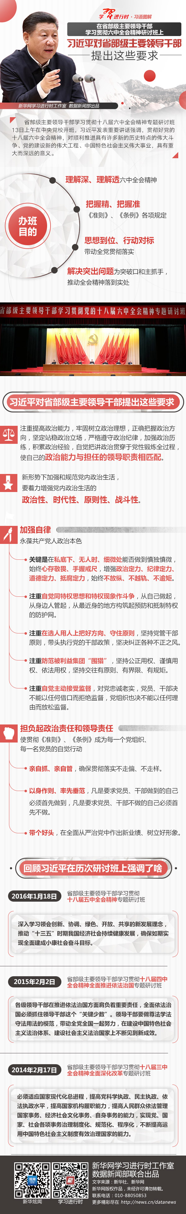 習近平對省部級主要領導幹部提出這些要求