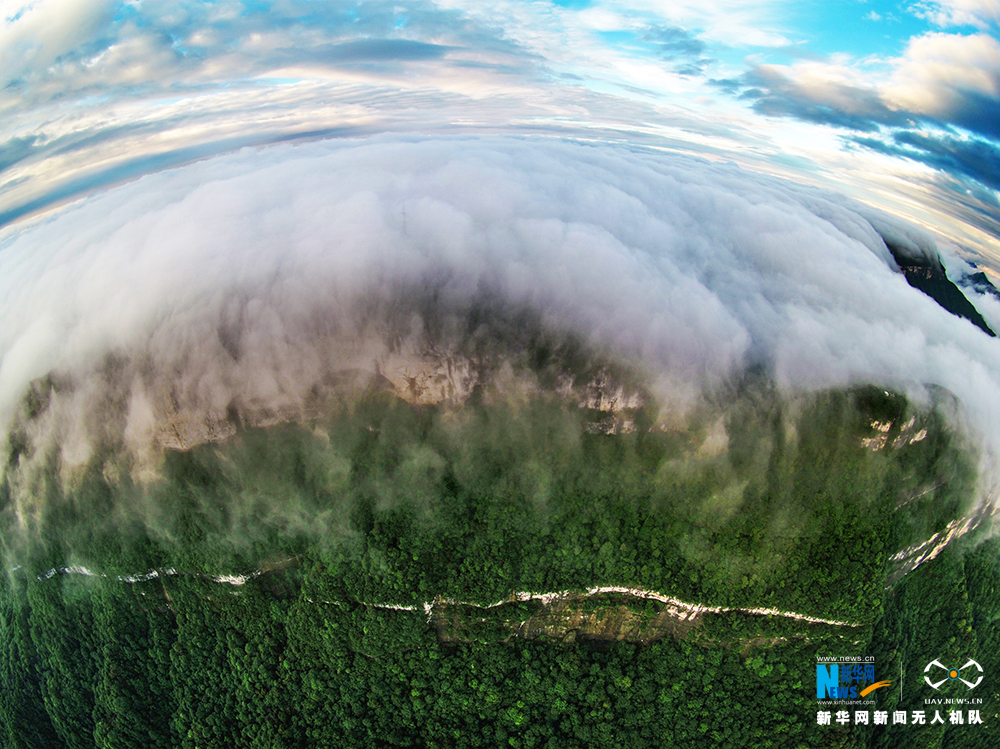 【渝情渝景】航拍夏日初晴時刻的金佛山